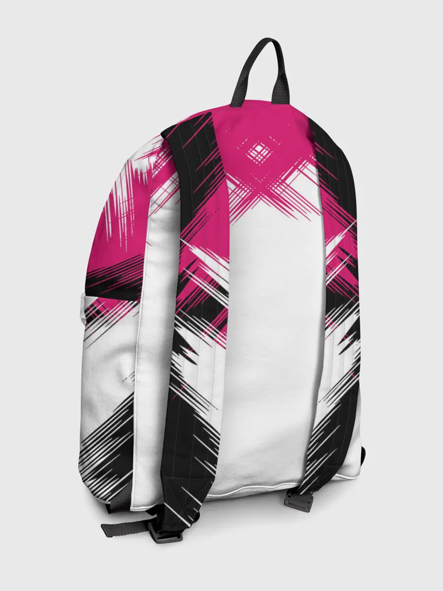 Рюкзак джинсовый / Игра в кальмара | геометрические фигуры,