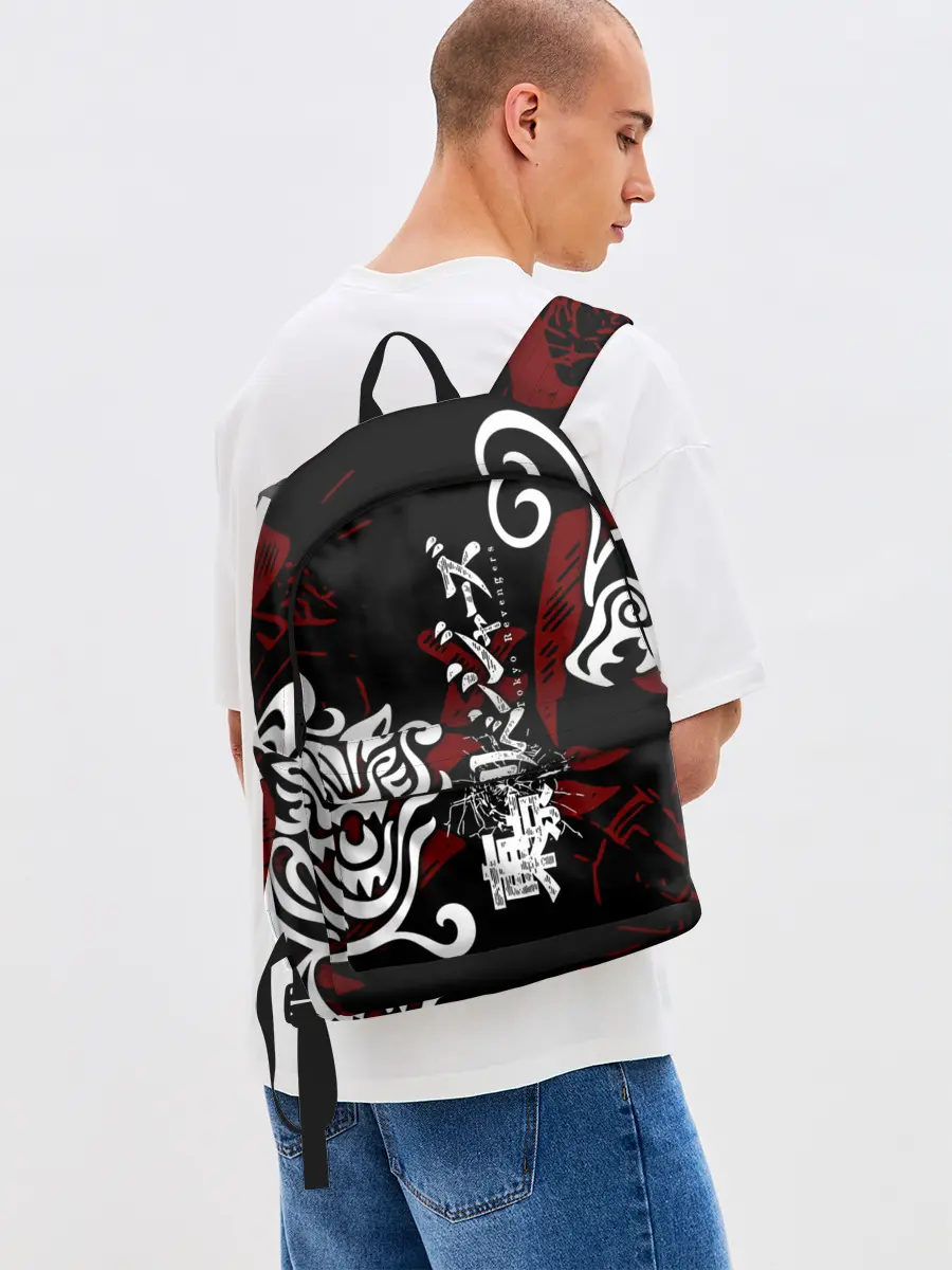 Рюкзак джинсовый / ТОКИЙСКИЕ МСТИТЕЛИ ТАТУ ЛОГО