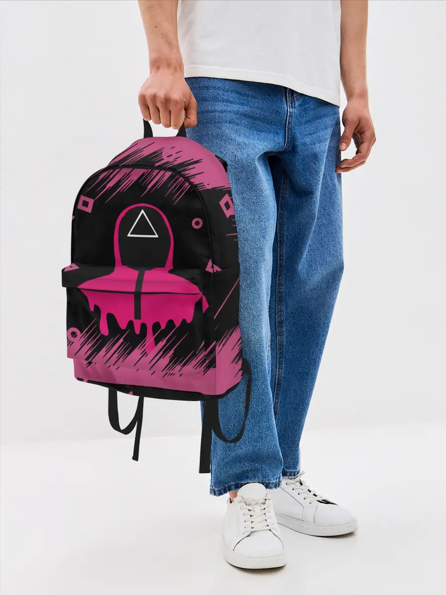 Рюкзак джинсовый / SQUID GAME | ИГРА В КАЛЬМАРА/