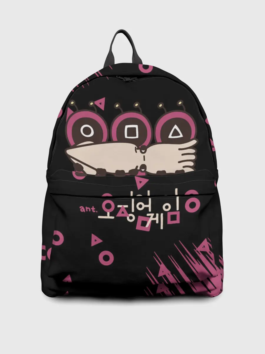 Рюкзак джинсовый / Игра в кальмара | КАЛЬМАР,