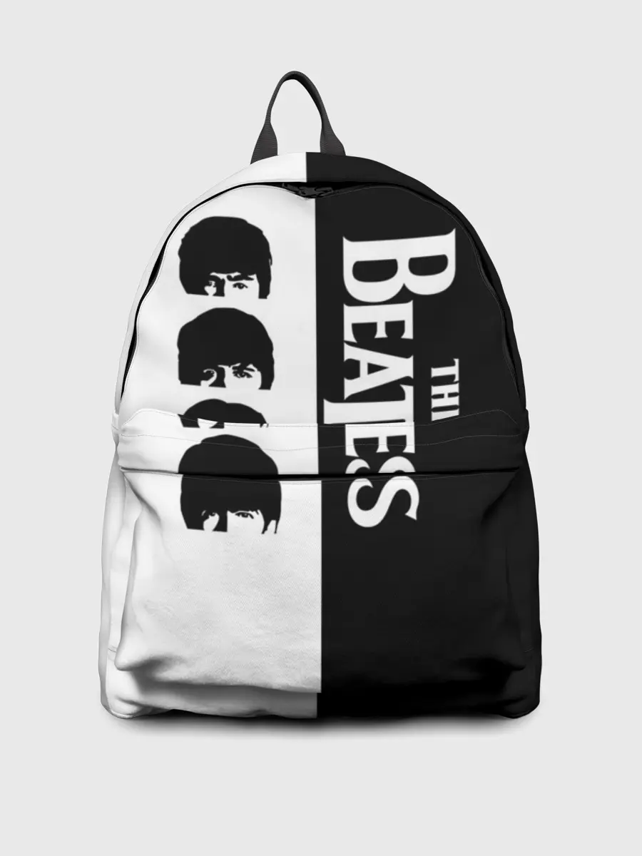 Рюкзак джинсовый / The Beatles черно - белый партер