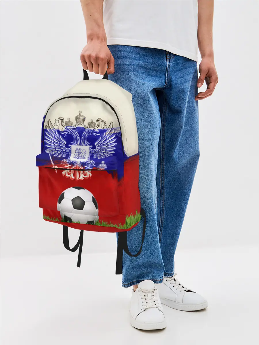 Рюкзак джинсовый / Российский футбол