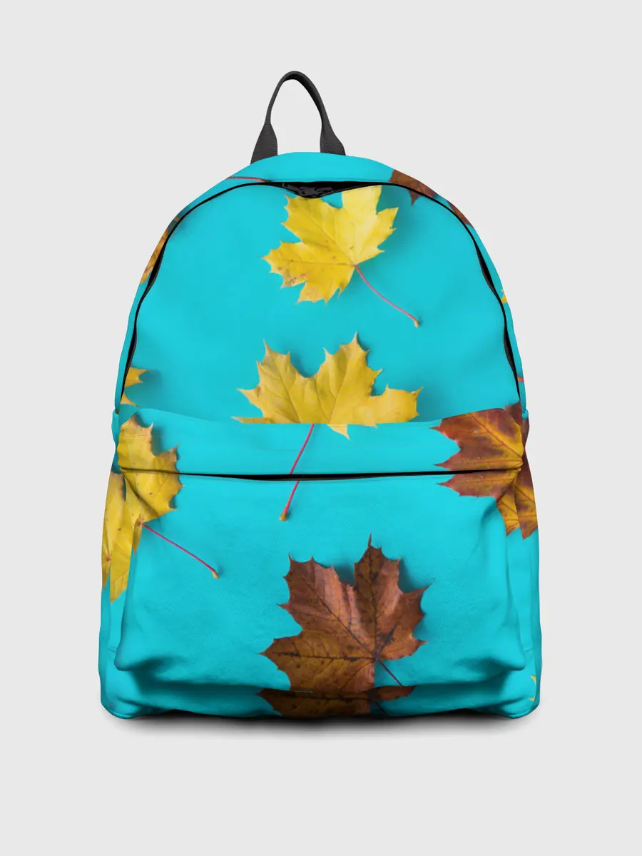 Рюкзак джинсовый / Кленовый листочек