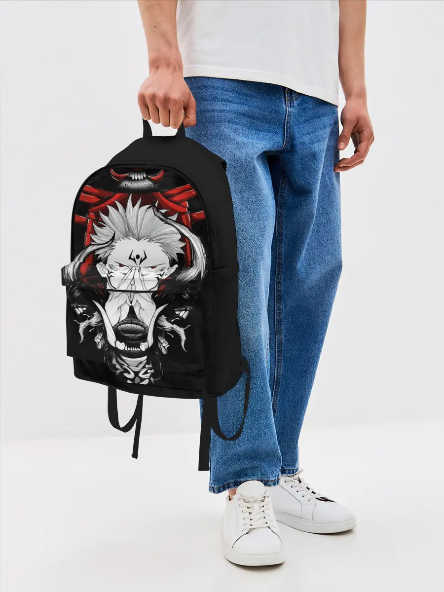 Рюкзак джинсовый / ЗАКЛИНАНИЕ ИТАДОРИ СУКУНА