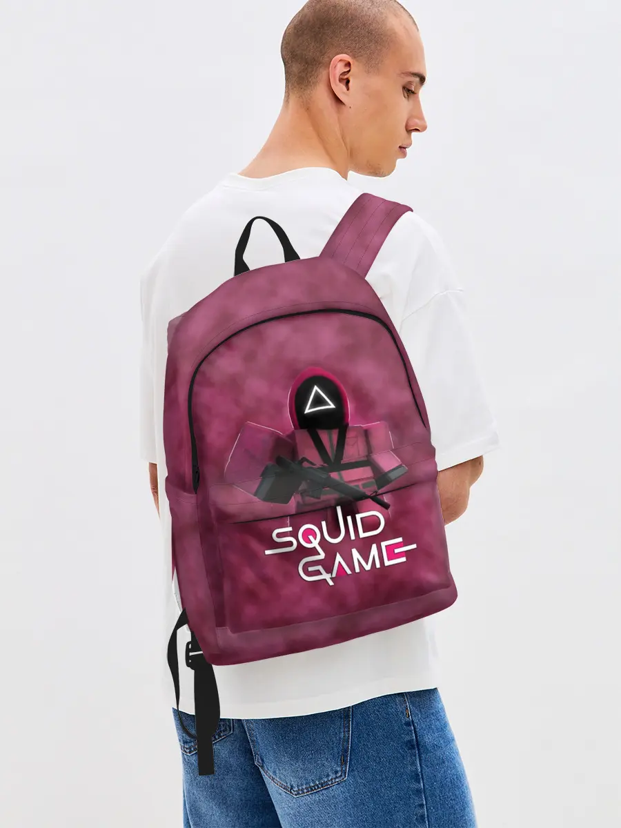 Рюкзак джинсовый / ИГРА В КАЛЬМАРА РОБЛОКС | SQUID GAME