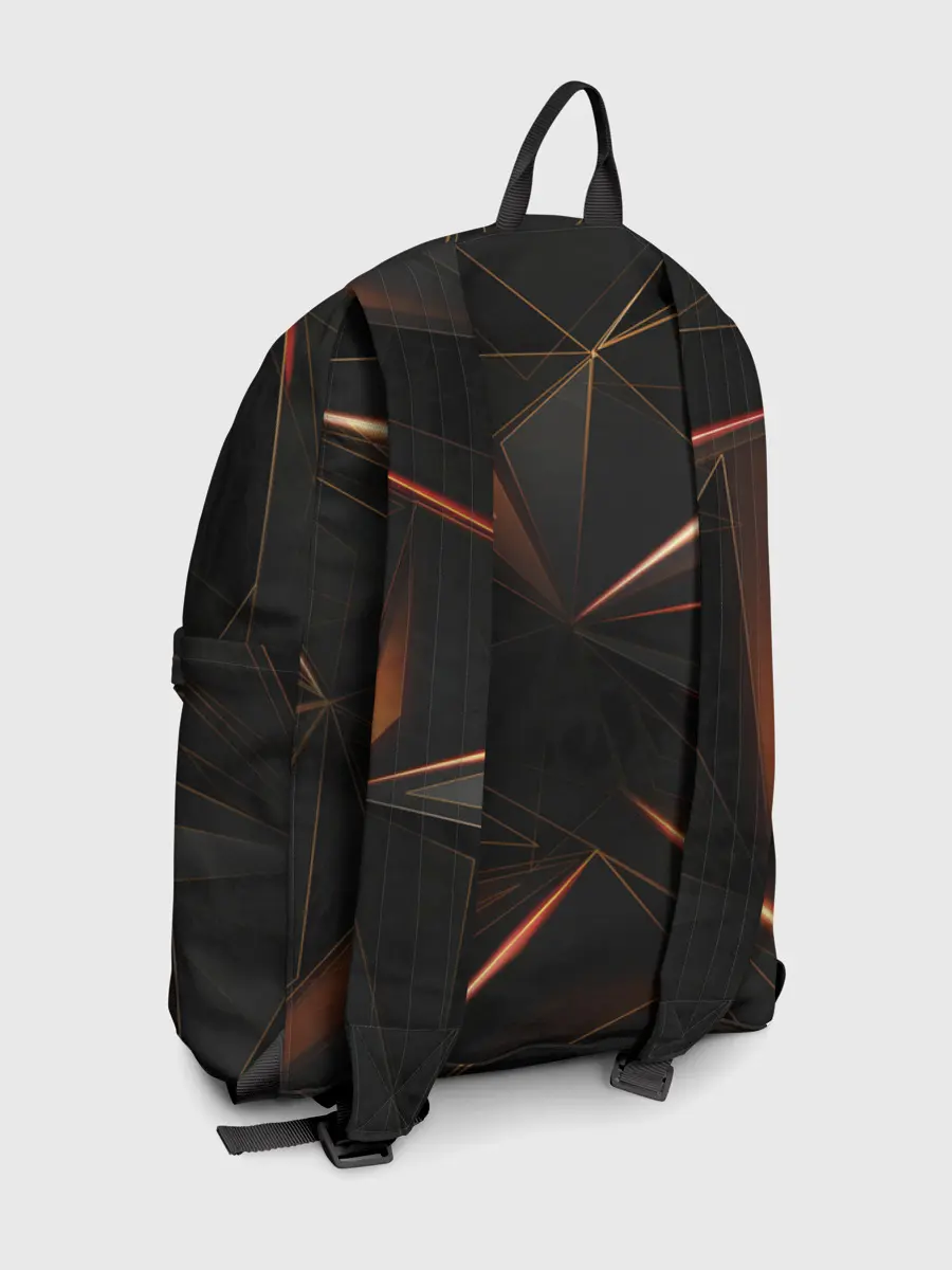 Рюкзак джинсовый / Геометрическая абстракция.