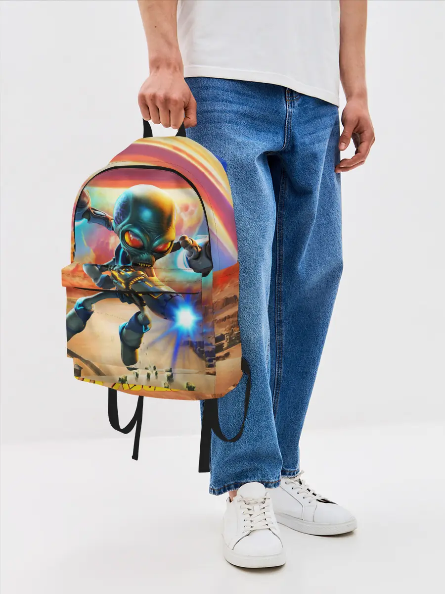 Рюкзак джинсовый / Alien area 52