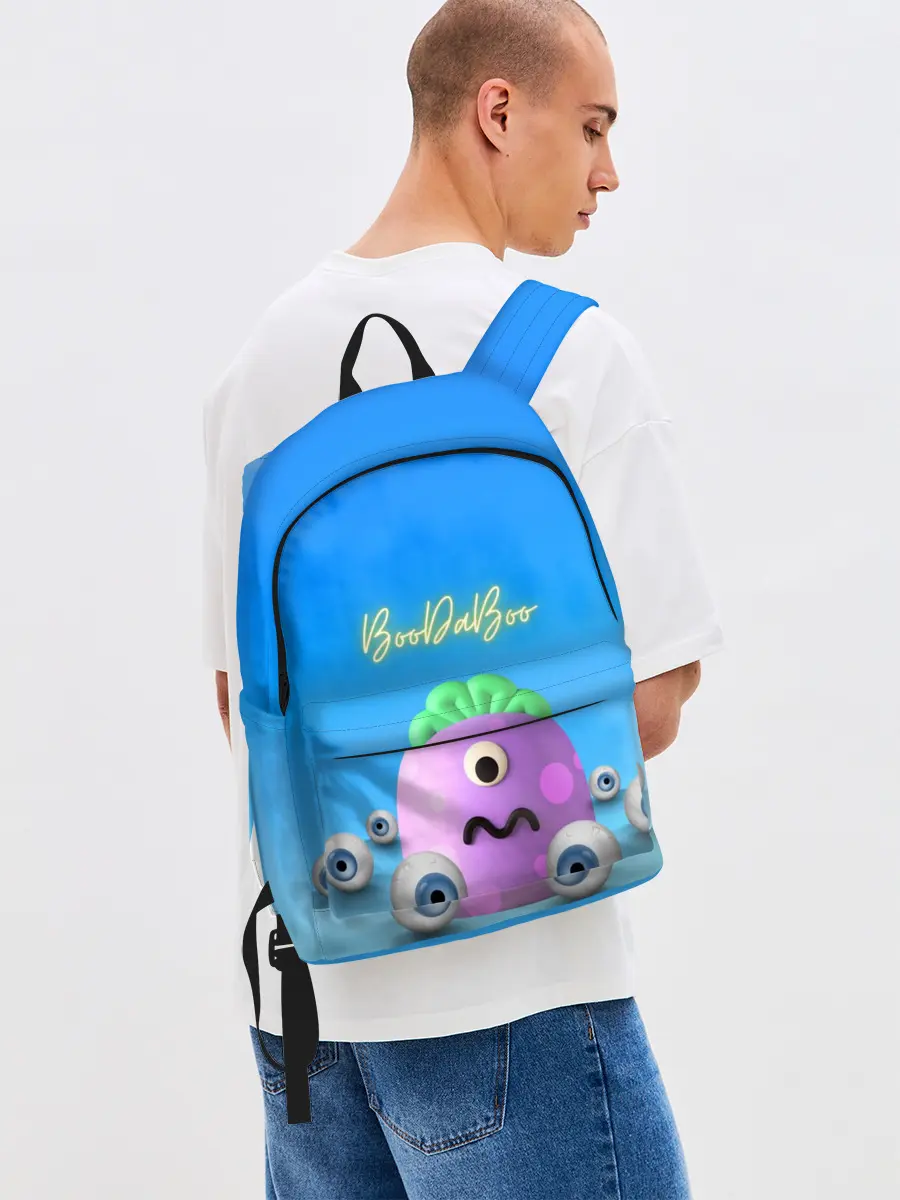 Рюкзак джинсовый / Монстр буДАбу