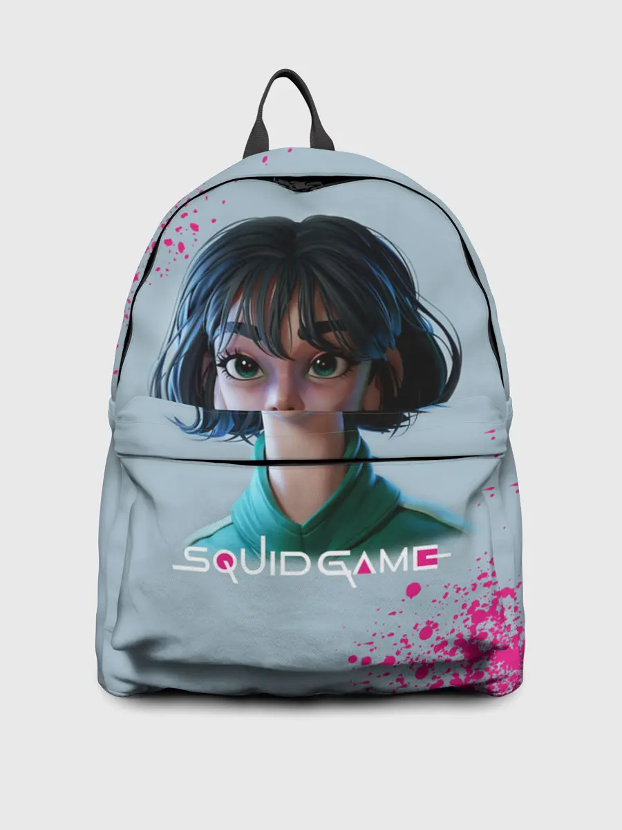 Рюкзак джинсовый / 067 | Розовые брызги