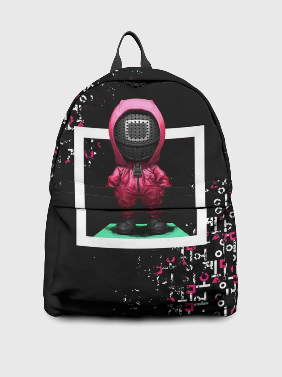 Рюкзак джинсовый / ИГРА В КАЛЬМАРА | SQUID GAME СТРАЖ