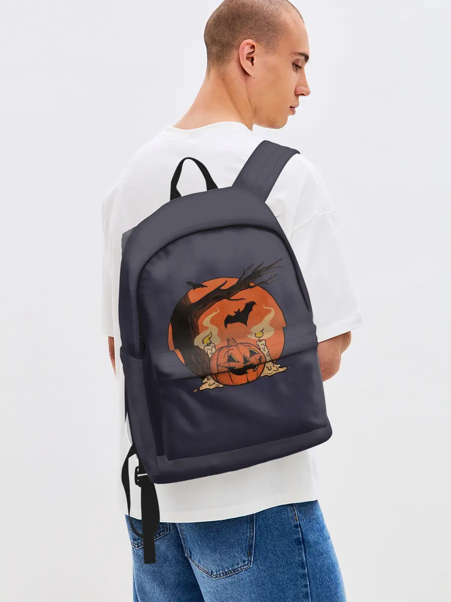 Рюкзак джинсовый / Night of Fear. Mystic Sunset