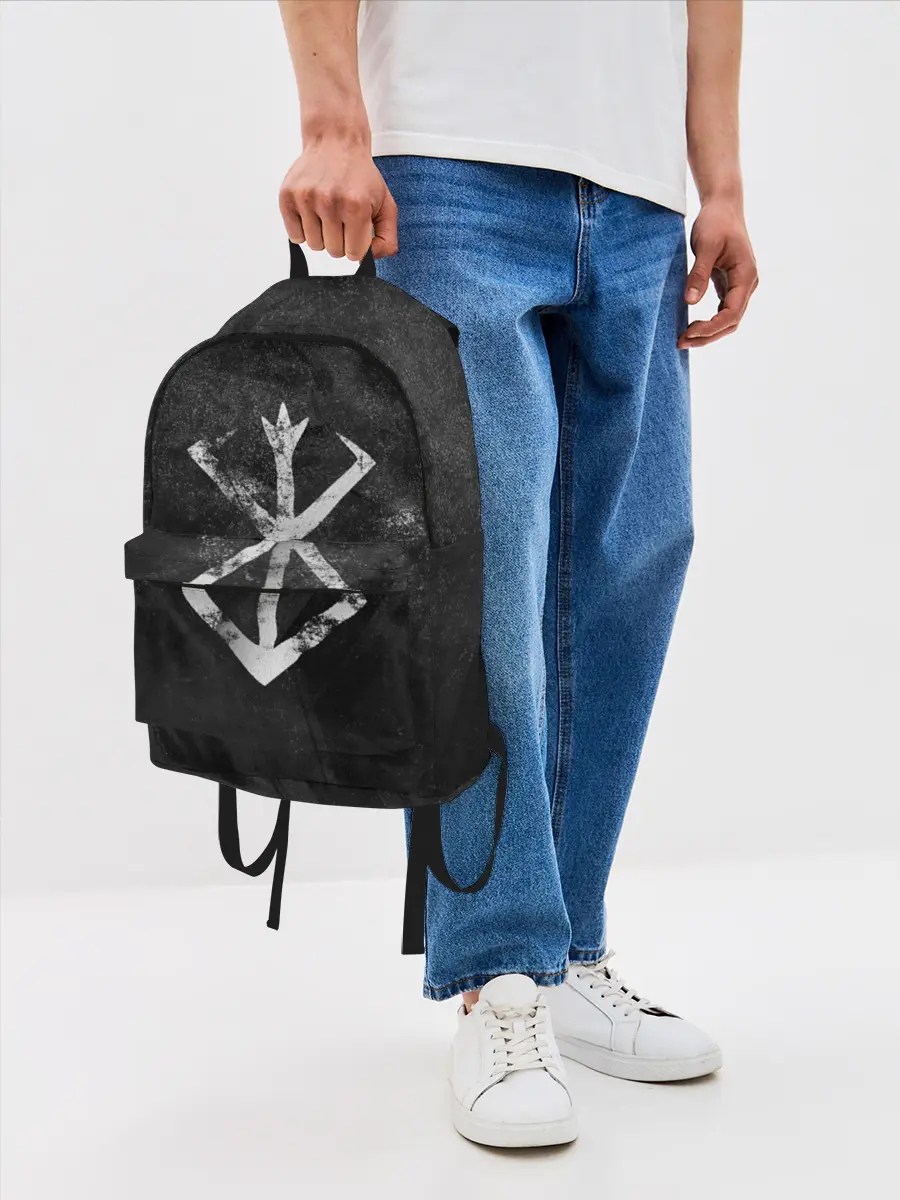 Рюкзак джинсовый / BERSERK LOGO GRUNGE