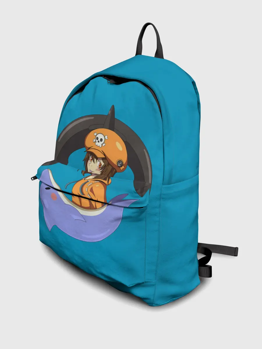 Рюкзак джинсовый / Мэй с дельфином