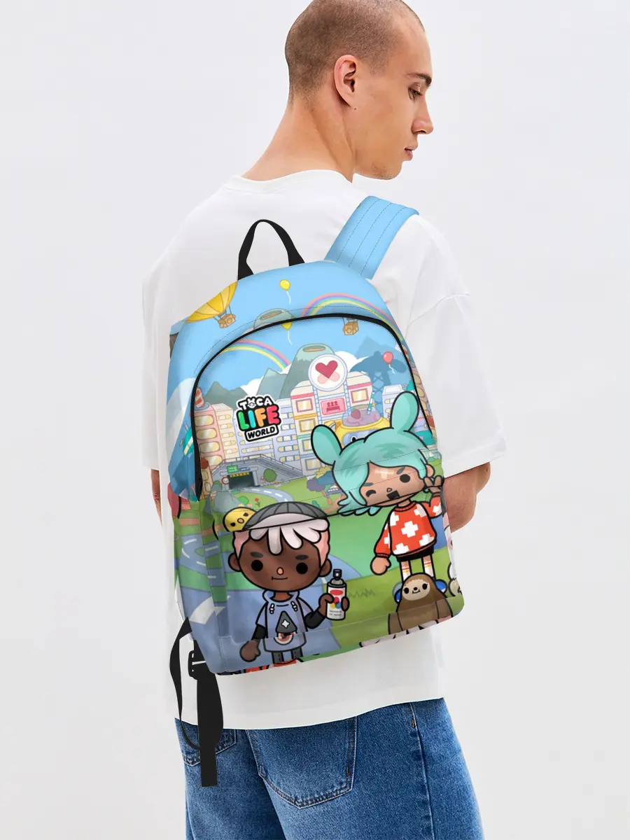 Рюкзак джинсовый / Toca Boca | Мир