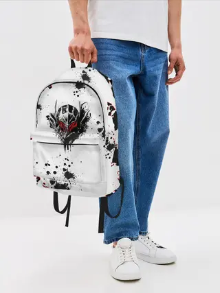 Рюкзак джинсовый / Берсерк черная маска.