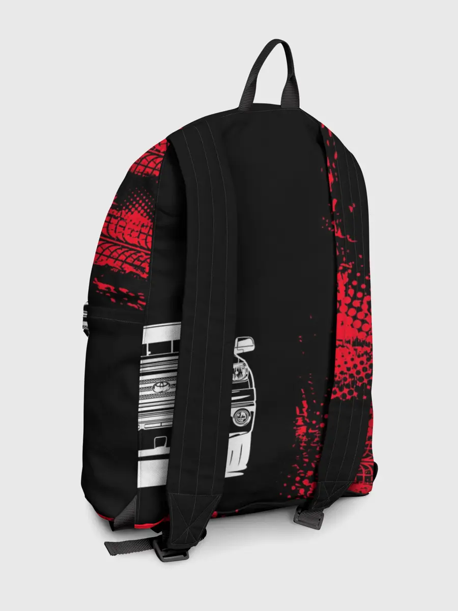 Рюкзак джинсовый / Тойота | Красные следы