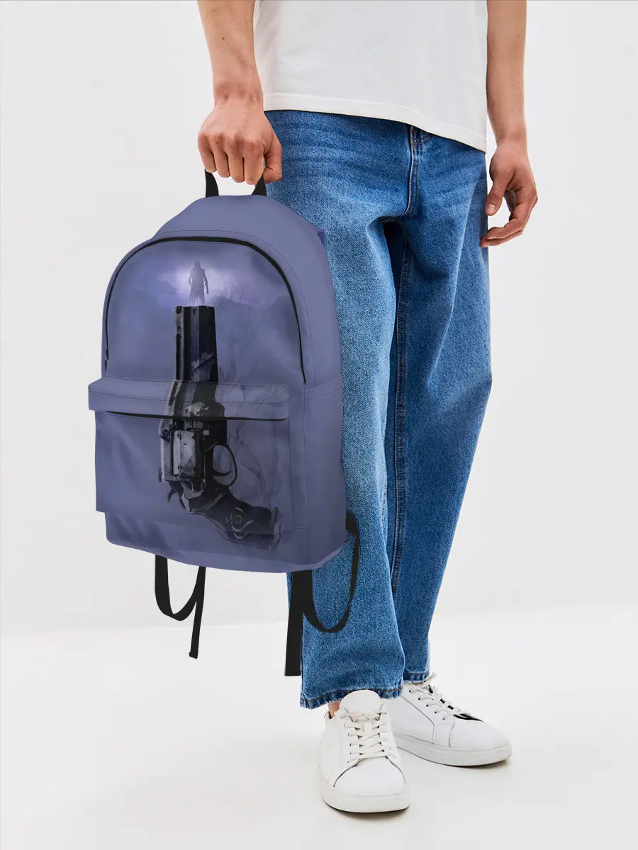 Рюкзак джинсовый / DESTINY 2 КЕЙД 6 И ЕГО РЕВОЛЬВЕР