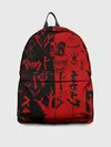 Рюкзак джинсовый / BERSERK BLACK RED | БЕРСЕРК ПАТТЕРН