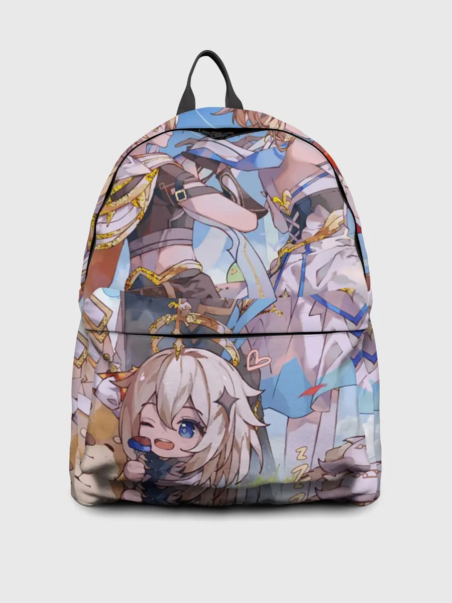 Рюкзак джинсовый / Genshin impact день рождение