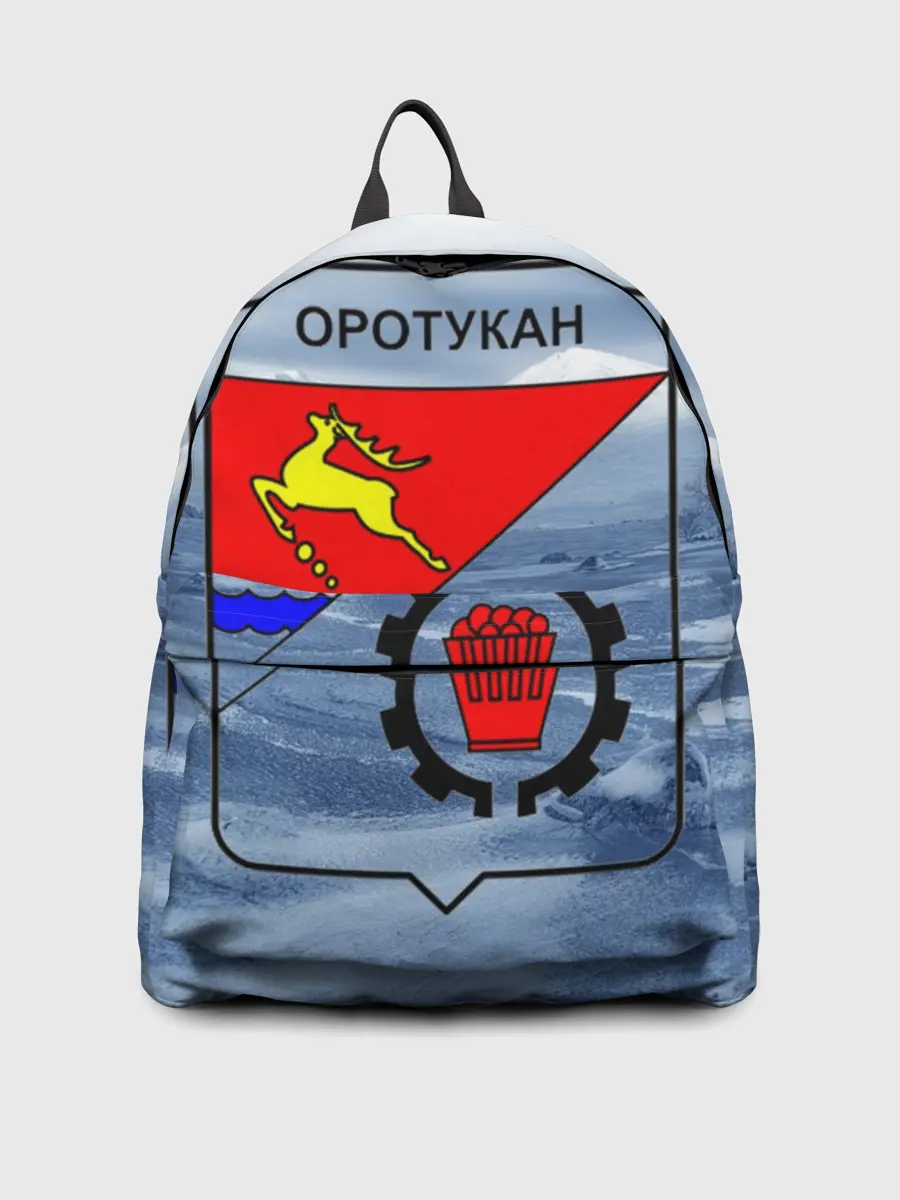 Рюкзак джинсовый / Герб Оротукан