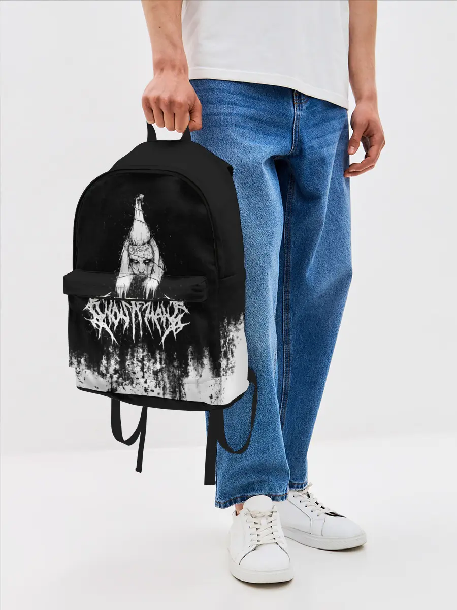 Рюкзак джинсовый / GHOSTEMANE Hip-Hop Grunge | Гостмейн