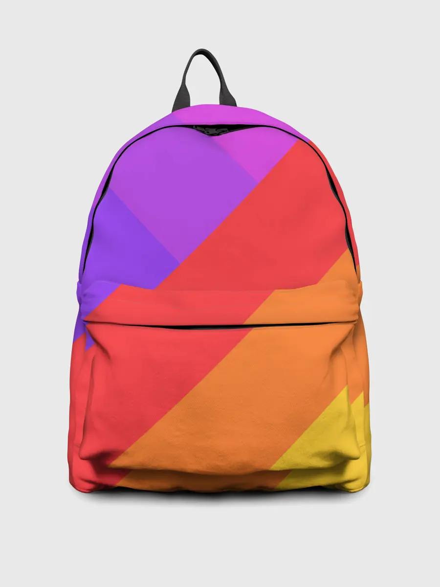 Рюкзак джинсовый / РАДУЖНАЯ ГЕОМЕТРИЯ / RAINBOW GEOMETRY