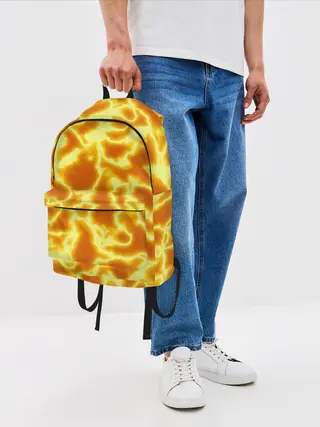 Рюкзак джинсовый / Огненная вспышка