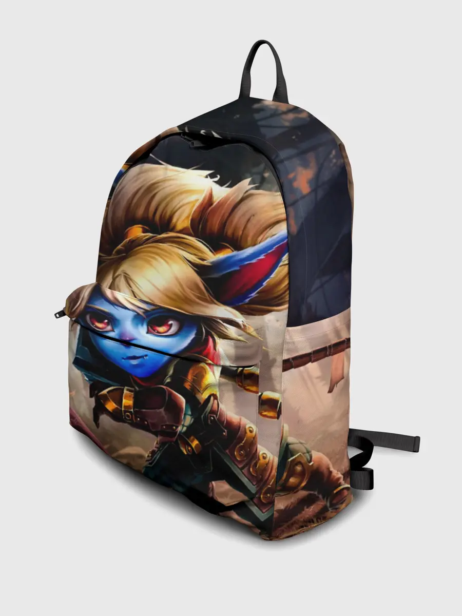 Рюкзак джинсовый / Поппи Хранительница молота