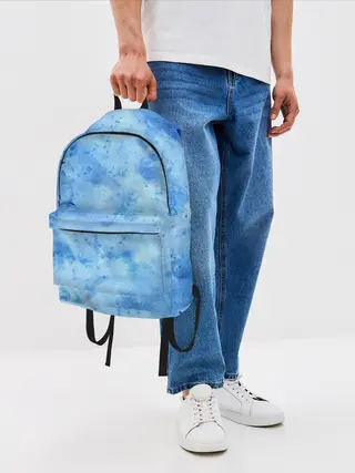 Рюкзак джинсовый / Красочная синева