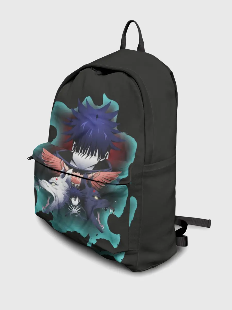 Рюкзак джинсовый / Мегуми два волка Магическая битва