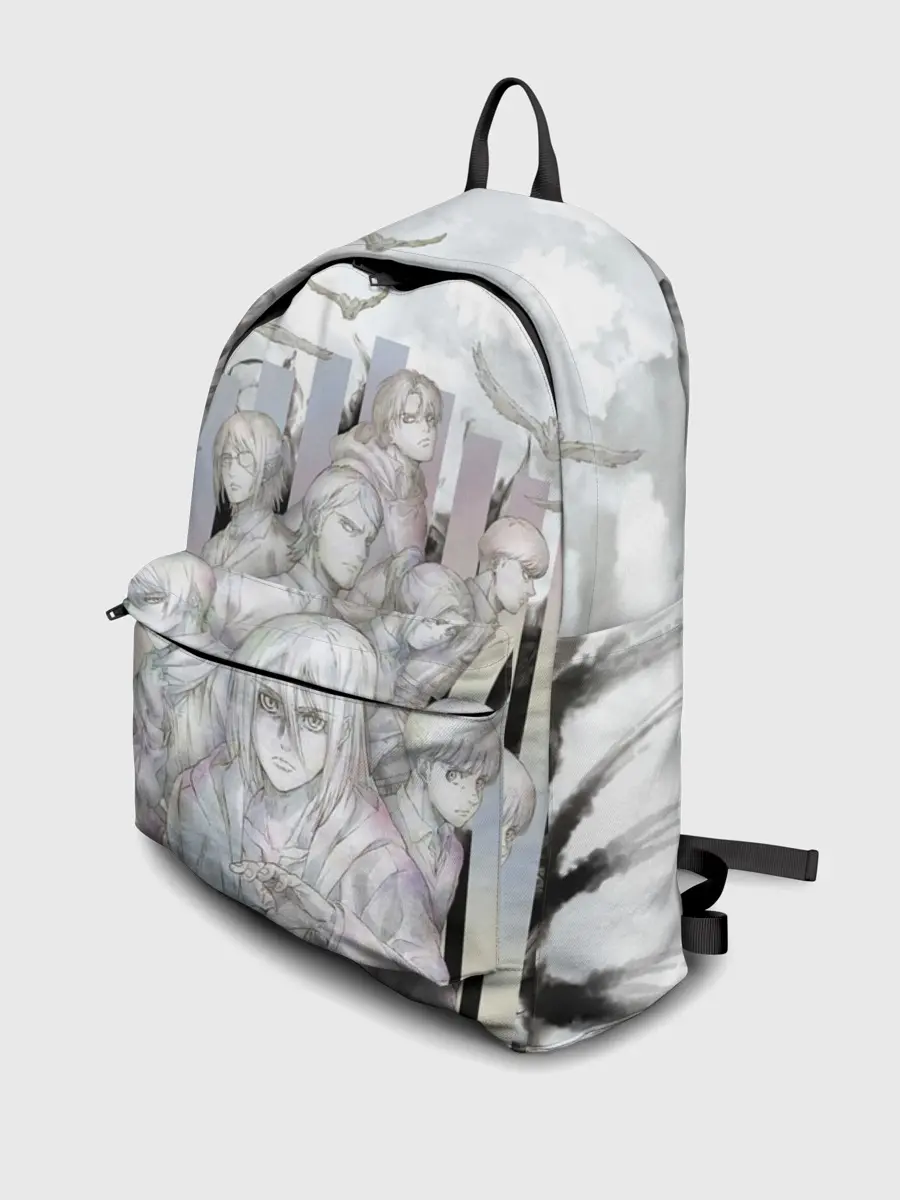 Рюкзак джинсовый / Эрен и Воины Парадиза