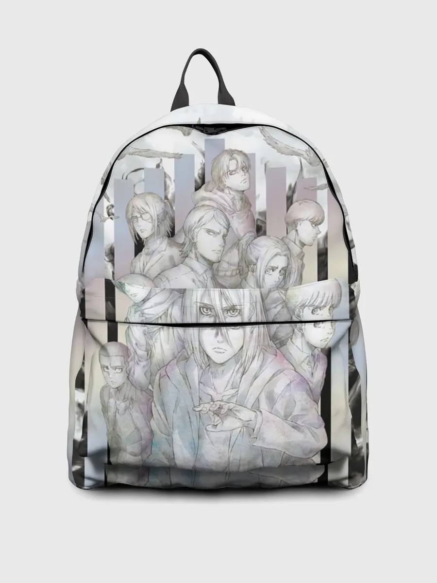 Рюкзак джинсовый / Эрен и Воины Парадиза