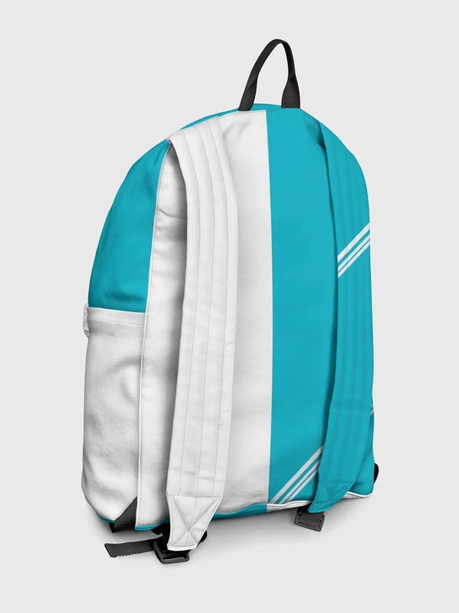 Рюкзак джинсовый / Годжо Сатору бирюзовый Магическая битва