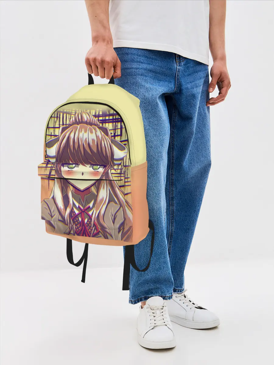 Рюкзак джинсовый / Game Doki Doki Literature Club