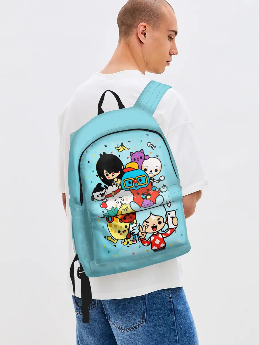 Рюкзак джинсовый / Toca Boca | Тока бока персонажи из игры