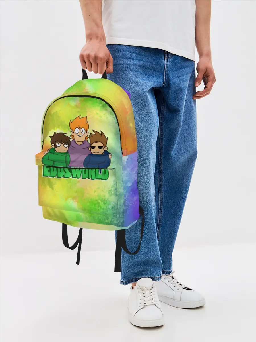 Рюкзак джинсовый / EDDSWORLD 3