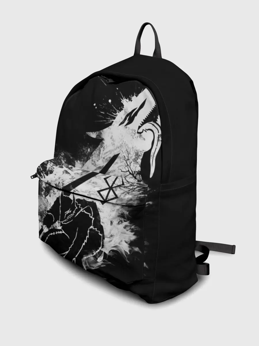 Рюкзак джинсовый / БЕРСЕРК БЕЛЫЙ ГАТС С МЕЧОМ