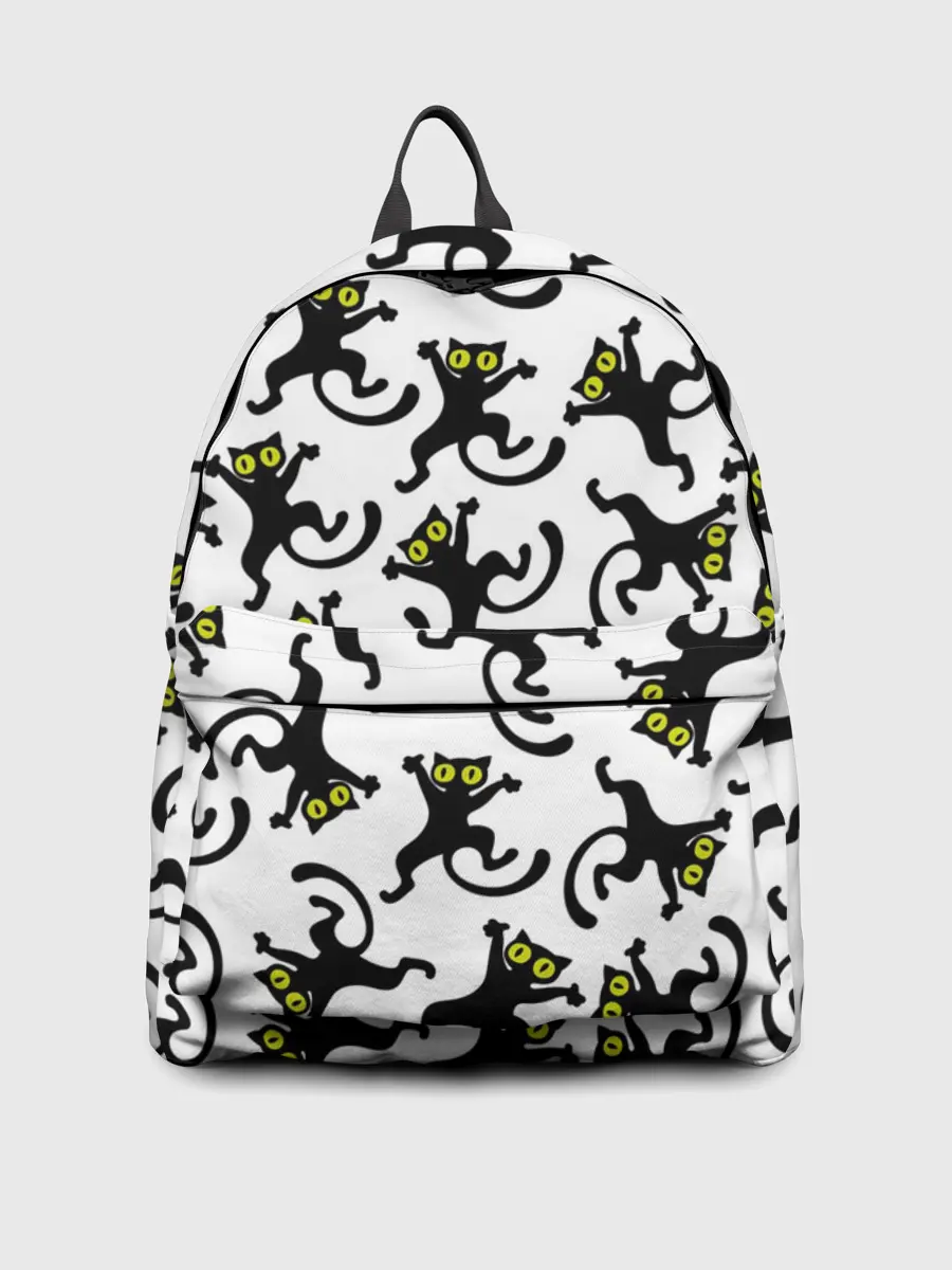 Рюкзак джинсовый / Танец котов