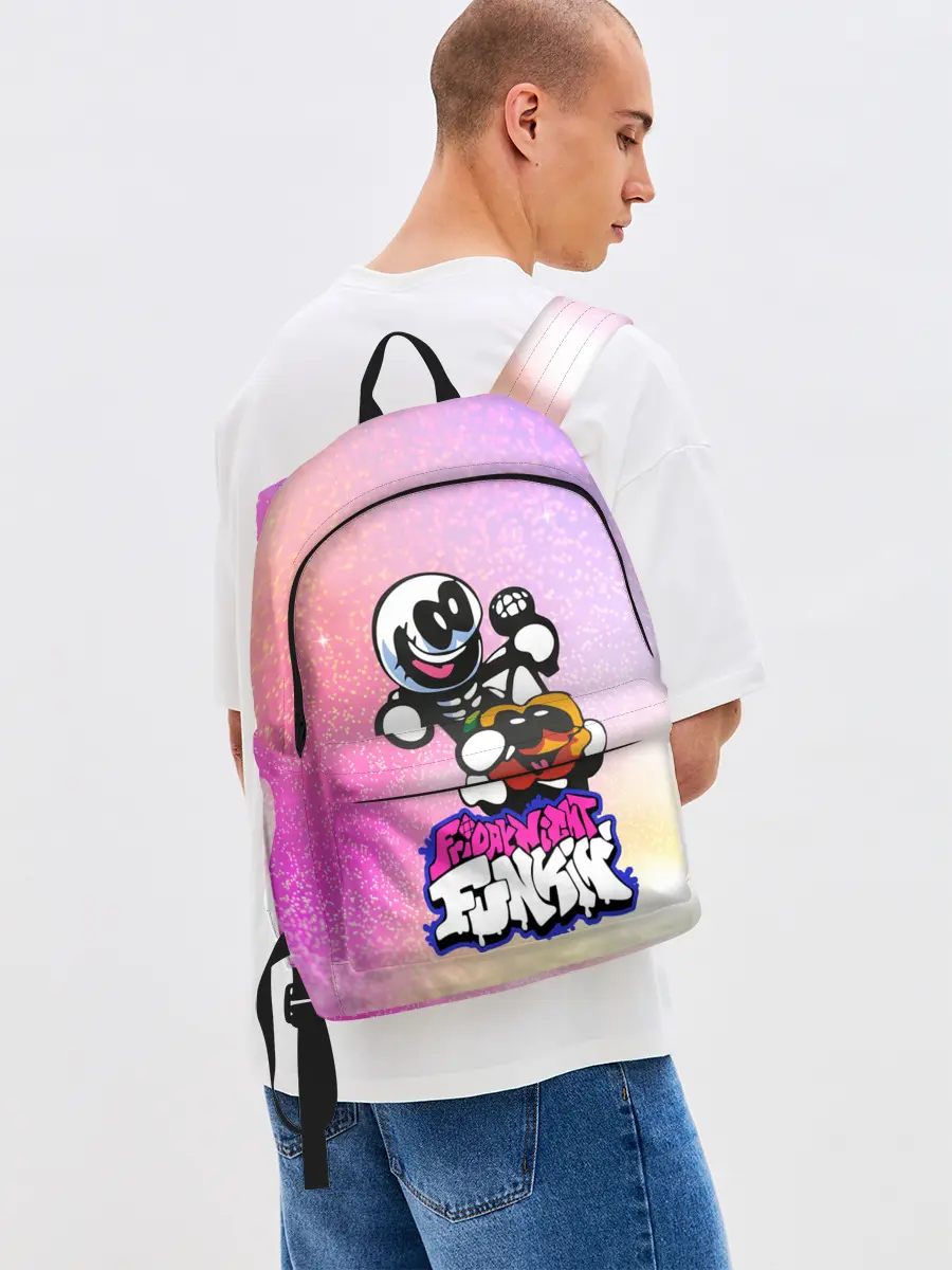 Рюкзак джинсовый / Skid and Pump | Friday Night Funkin