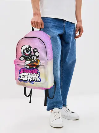 Рюкзак джинсовый / Skid and Pump | Friday Night Funkin