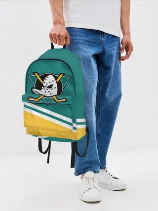 Рюкзак джинсовый / Анахайм Дакс, NHL