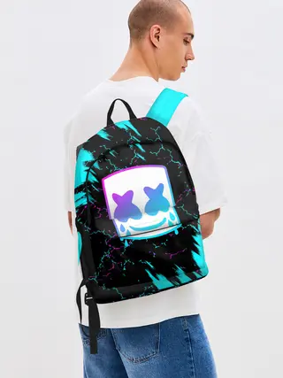 Рюкзак джинсовый / MARSHMELLO NEON: МАРШМЕЛЛО НЕОН.