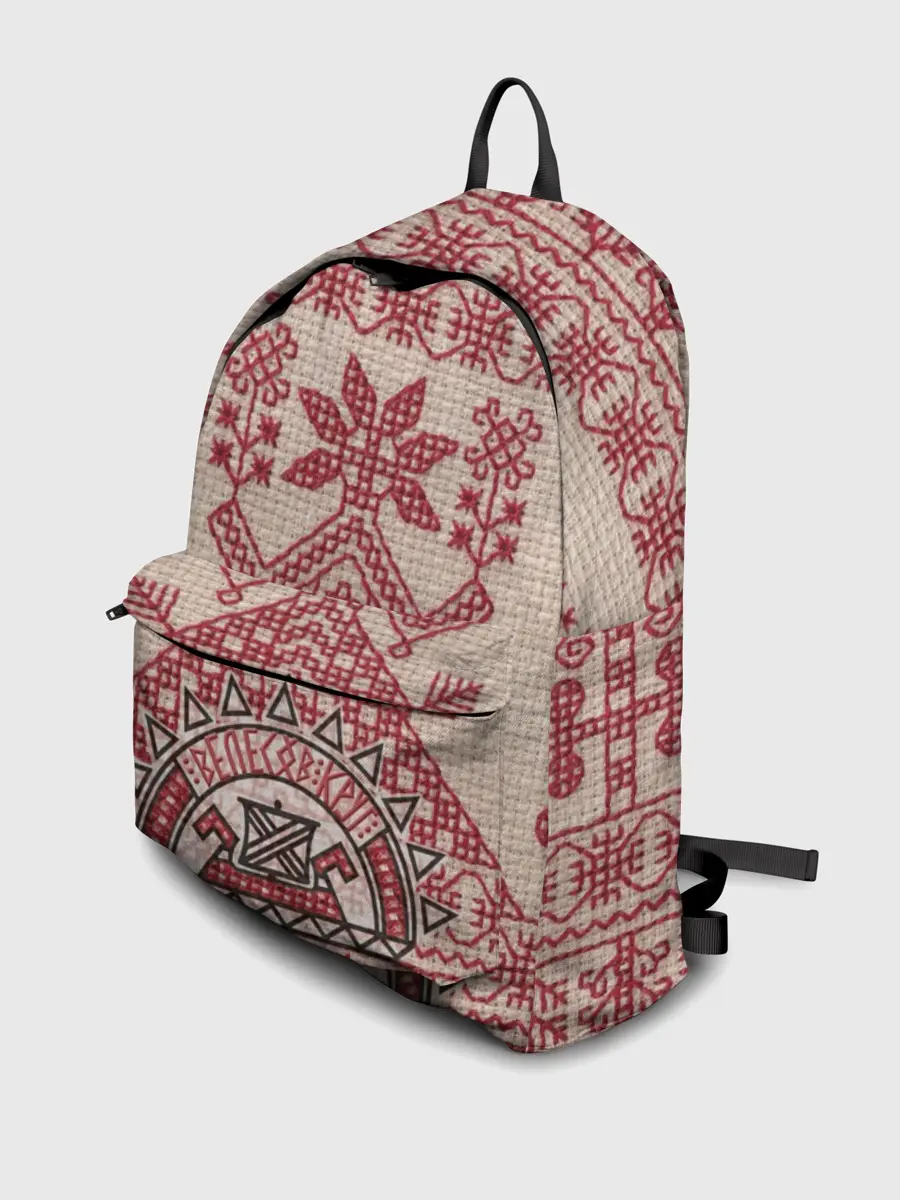 Рюкзак джинсовый / Славянская вышивка | Узоры Руси