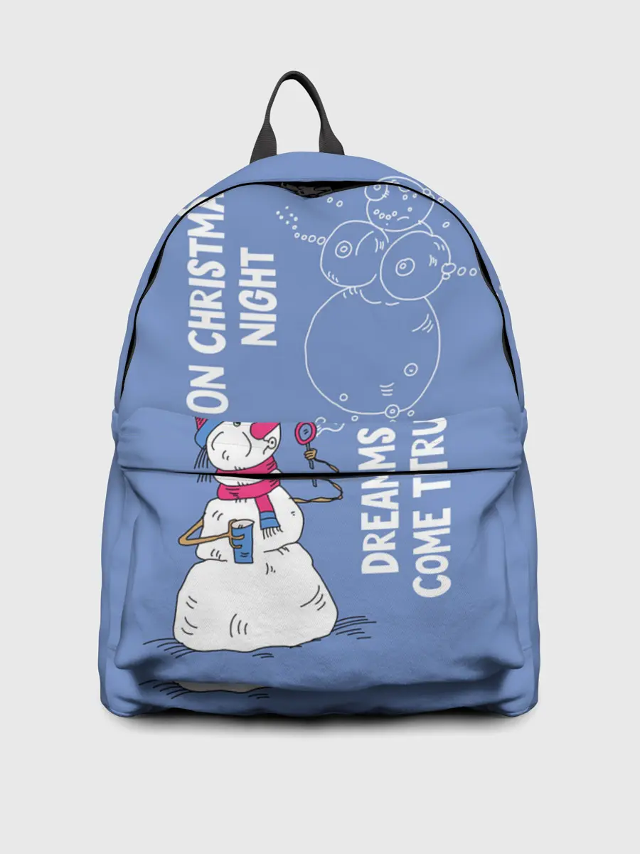 Рюкзак джинсовый / На Рождество сбываются мечты