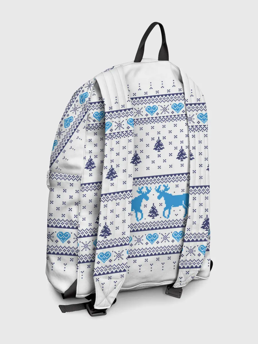 Рюкзак джинсовый / До сих пор я верю в Деда Мороза!