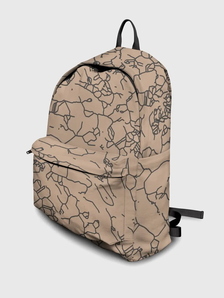 Рюкзак джинсовый / Рисованный камень