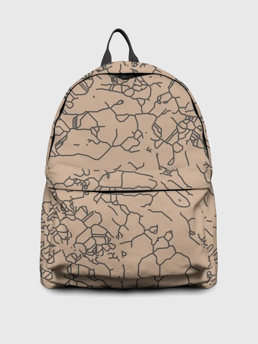 Рюкзак джинсовый / Рисованный камень