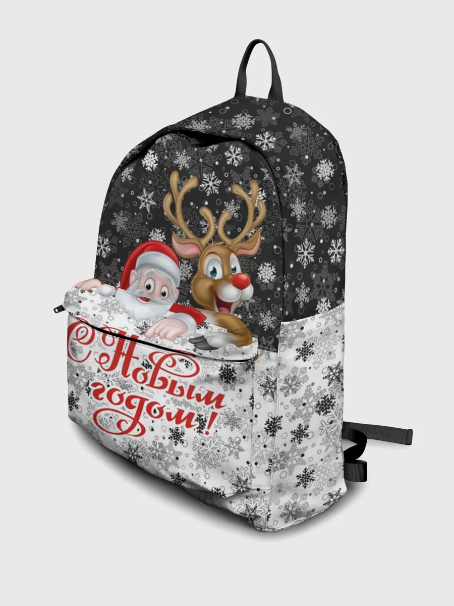 Рюкзак джинсовый / С Новым Годом