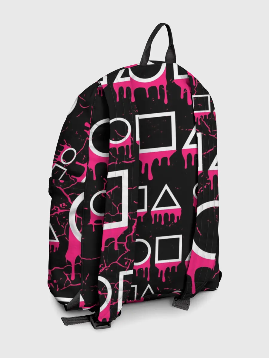 Рюкзак джинсовый / ИГРА В КАЛЬМАРА / КУКЛА