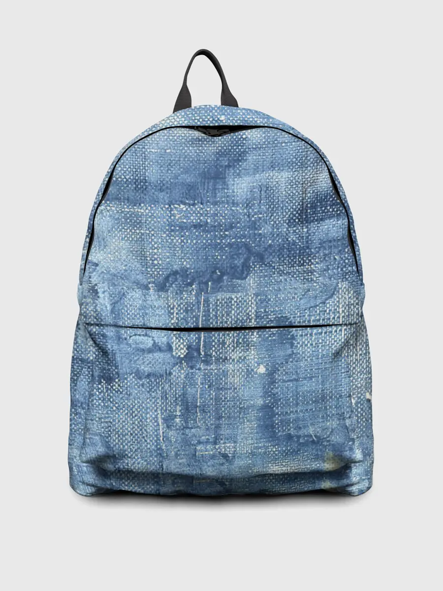 Рюкзак джинсовый / Джинсовые мазки